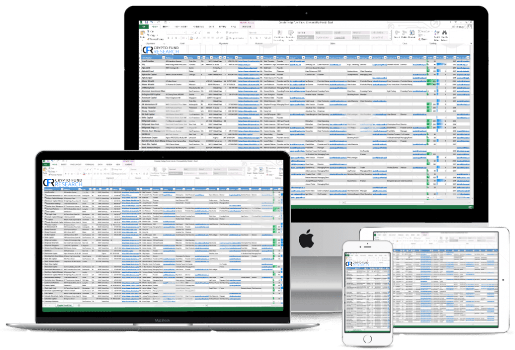 crypto fund database