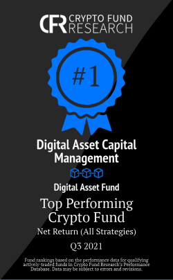 DACM #1 Overall Crypto Fund Q3 2021