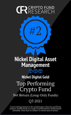 Nickel #2 Long-Only Crypto Fund Q3 2021