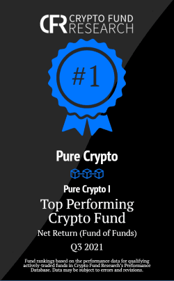 Pure Crypto #1 Crypto Fund of Funds Q3 2021