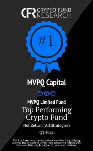MVPQ #1 Overall Performing Crypto Fund Q1 22