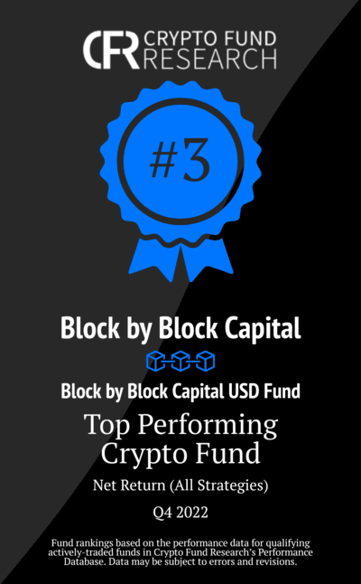 BxB #3 Overall Crypto Hedge Fund Q4 2022