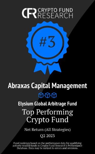 Abraxas #3 Overall Crypto Fund Q2 2023